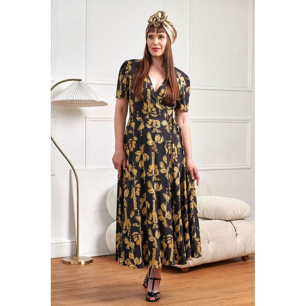 Banned - Carol Golden Hour Wrap dress - Black